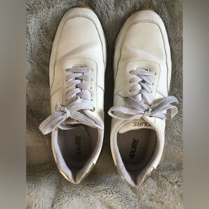 NDURE leather White Casual Men's Sneakers